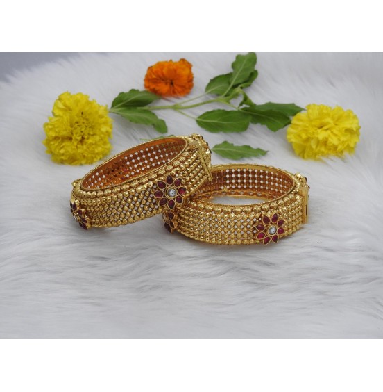 Ruby Temple Radiance Bangles