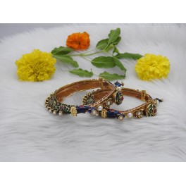 Golden Halo Bangles: