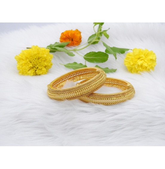 Golden Cascade Bangles