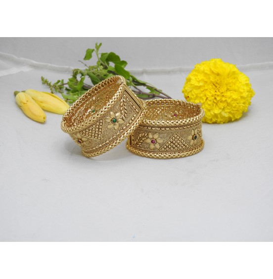 Matte Delicate Kalkati Bangles