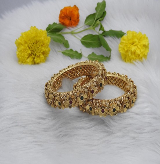 Marigold Marvel Bangles for womens and girls