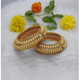 GLOSSY GOLD ELEGANT BLISS BANGLES WOMENS HIGH GOLD POLISHED BANGLES JEWELLERY