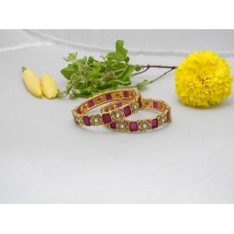 Majestic Maroon Matte Bangle