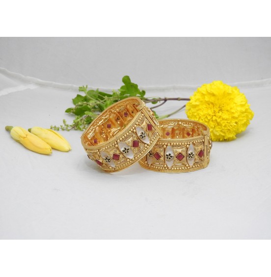 Amethyst Dream Rajwadi Bangles