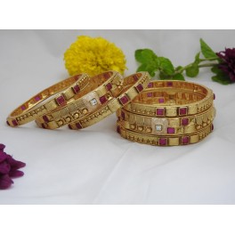 Temple-inspired Divine Bangles